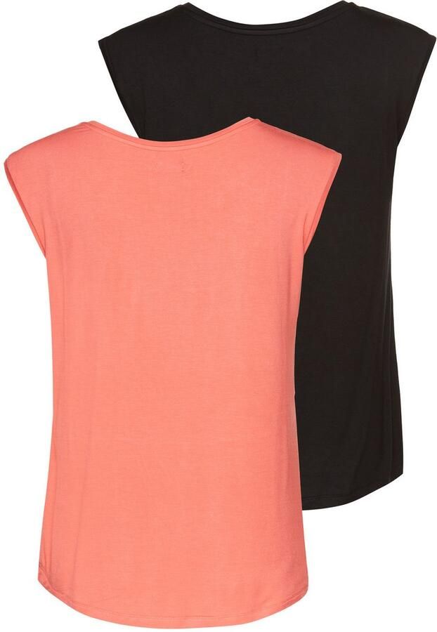 Laura Scott Top met afgeronde zoomafwerking (2 stuks) - Foto 11