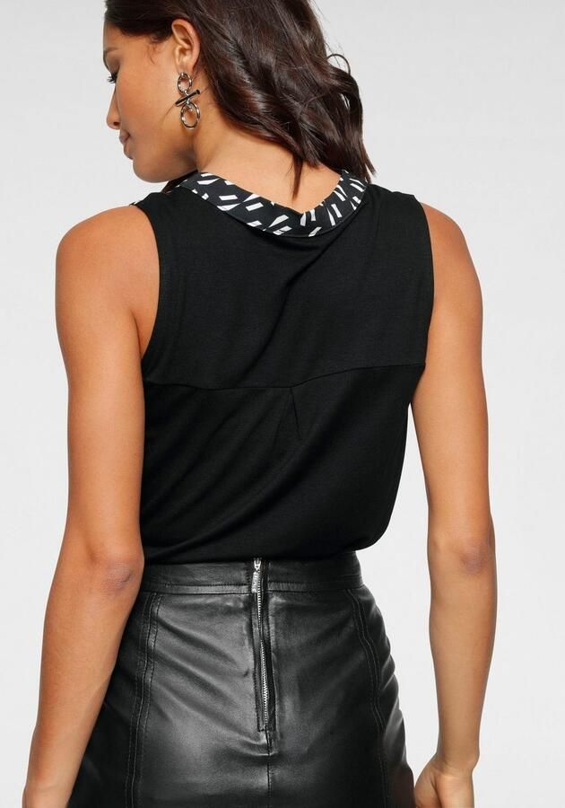 Laura Scott Top met kraagstrik - Foto 3