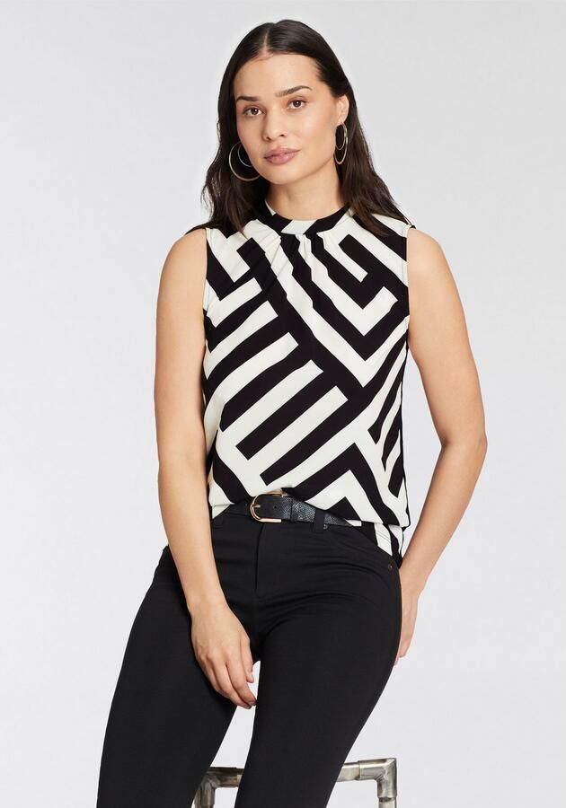 Laura Scott Top met moderne print all-over - Foto 2