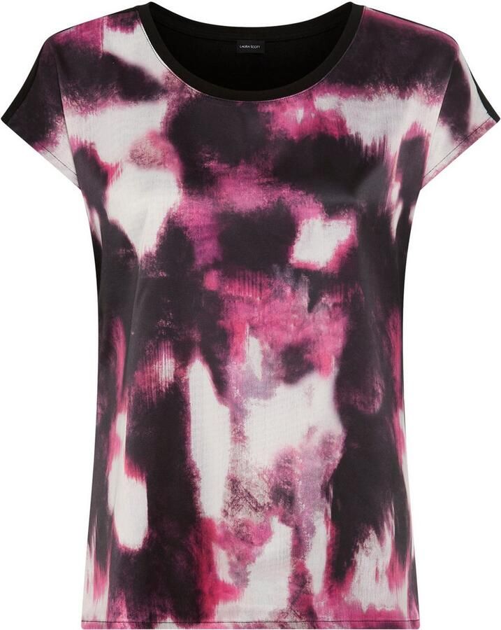 Laura Scott Top met modieuze print nieuwe kleuren