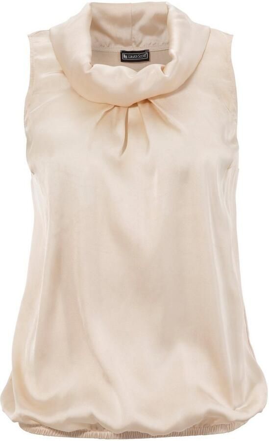 Laura Scott Top van satijn en jersey - Foto 6