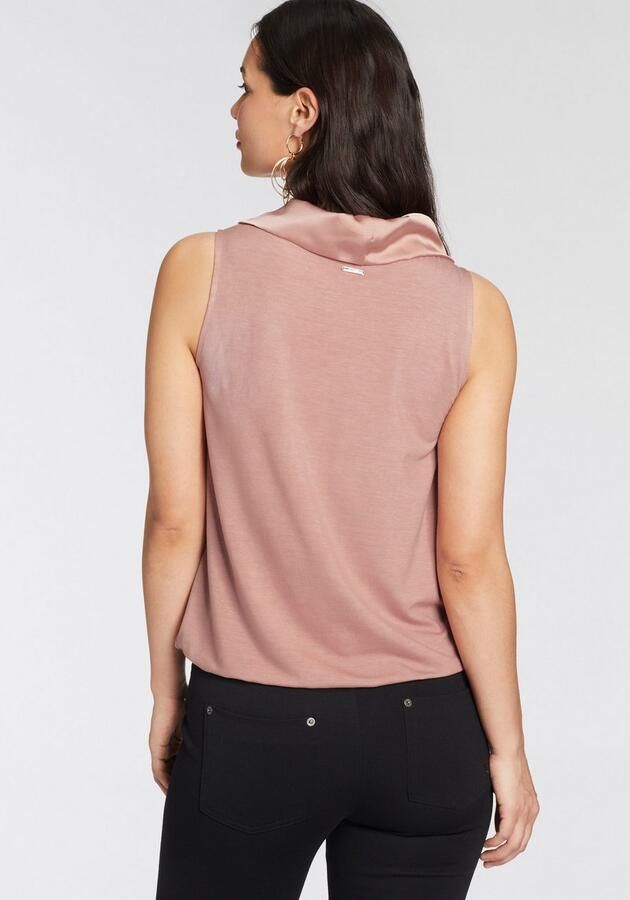 Laura Scott Top van satijn en jersey - Foto 5