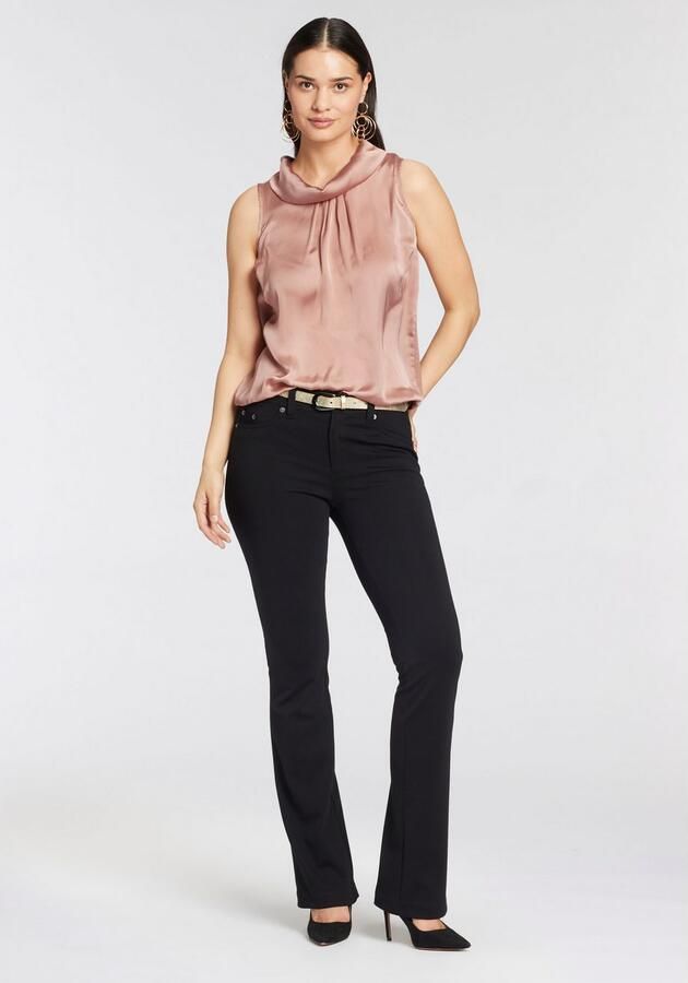 Laura Scott Top van satijn en jersey - Foto 6