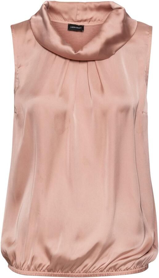 Laura Scott Top van satijn en jersey - Foto 7