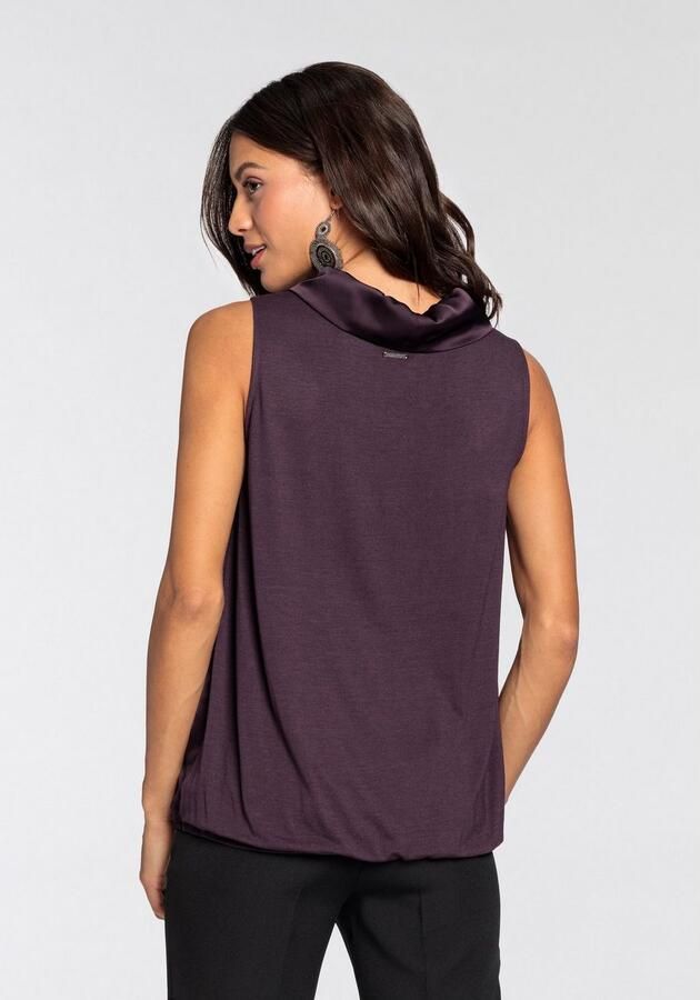 Laura Scott Top van satijn en jersey - Foto 5