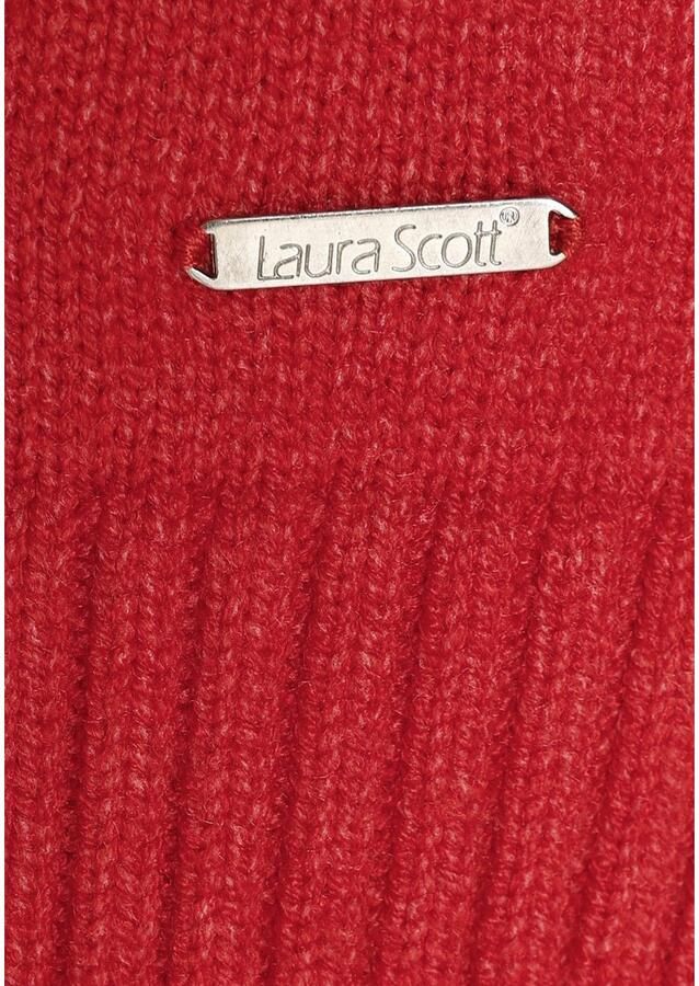 Laura Scott Trui met staande kraag met decoratieve bies in nonchalante pasvorm - Foto 2