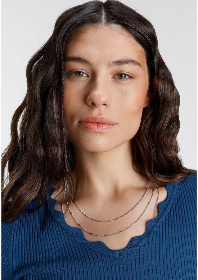 Laura Scott Trui met V-hals met elegant schulprandje - Foto 4