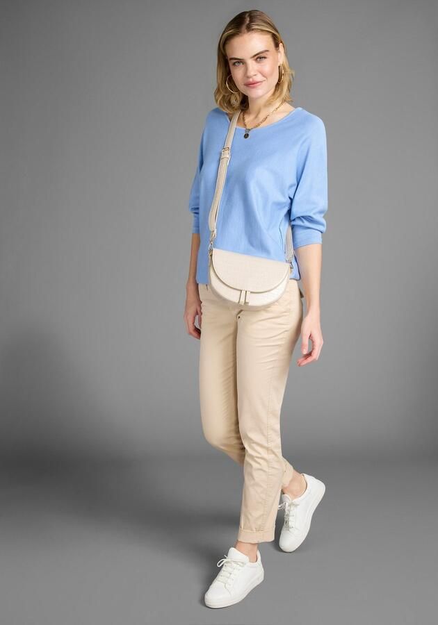 Laura Scott Trui met vleermuismouwen met 3 4 mouwen en casual vorm - Foto 8