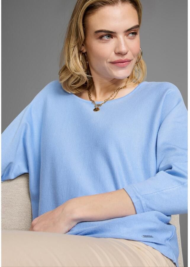 Laura Scott Trui met vleermuismouwen met 3 4 mouwen en casual vorm - Foto 3