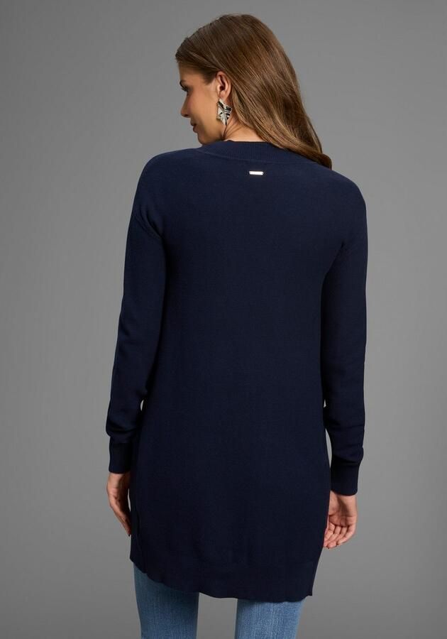 Laura Scott Vest Fijn breisel perfect voor de overgang in Otto rib met zakken - Foto 2