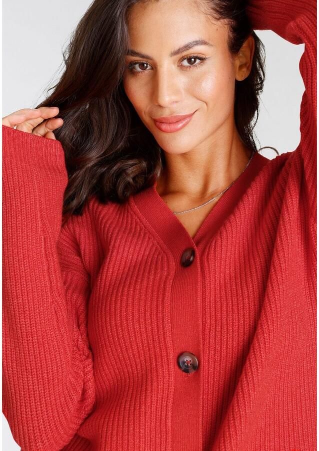 Laura Scott Vest Grofgebreid in modieuze korte vorm - Foto 2