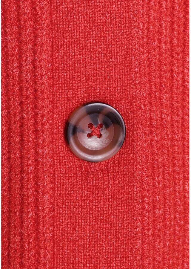 Laura Scott Vest Grofgebreid in modieuze korte vorm