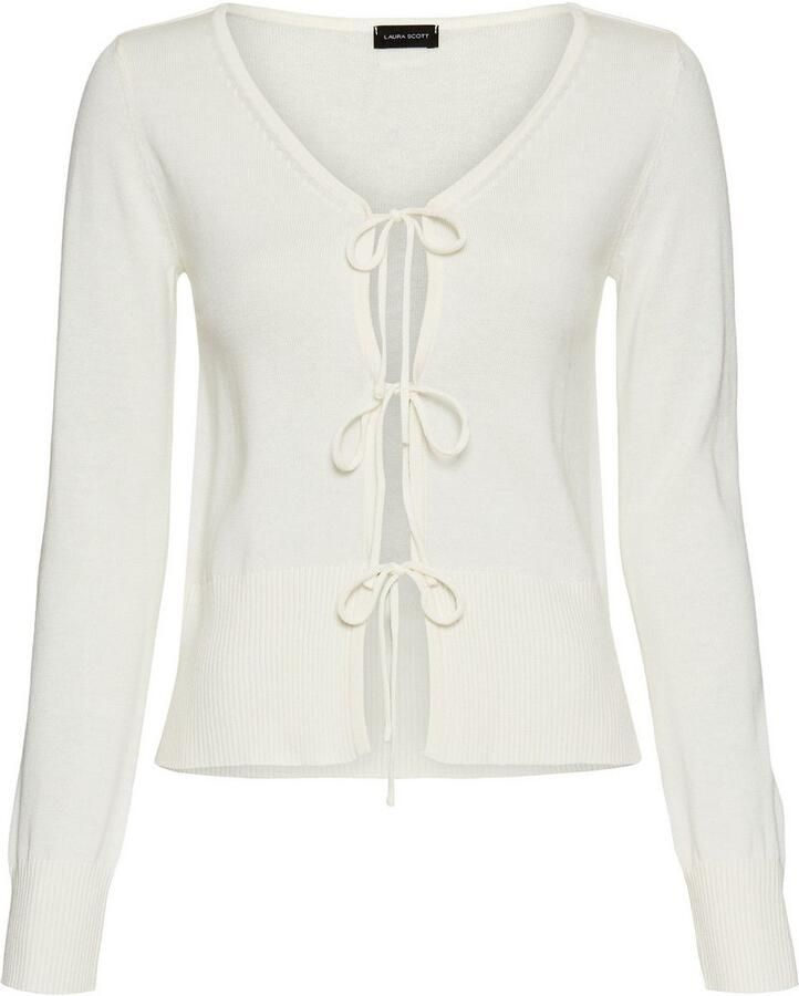 Laura Scott Vest met modieuze banden om te sluiten