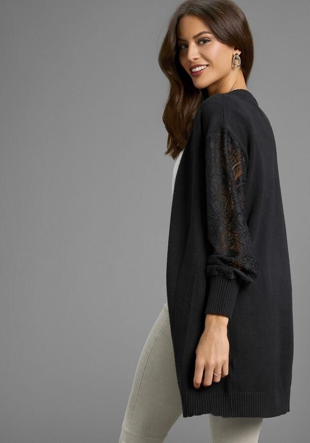 Laura Scott Vest zacht winterbreisel met vrouwelijke kanten mouwen nieuwe collectie - Foto 2