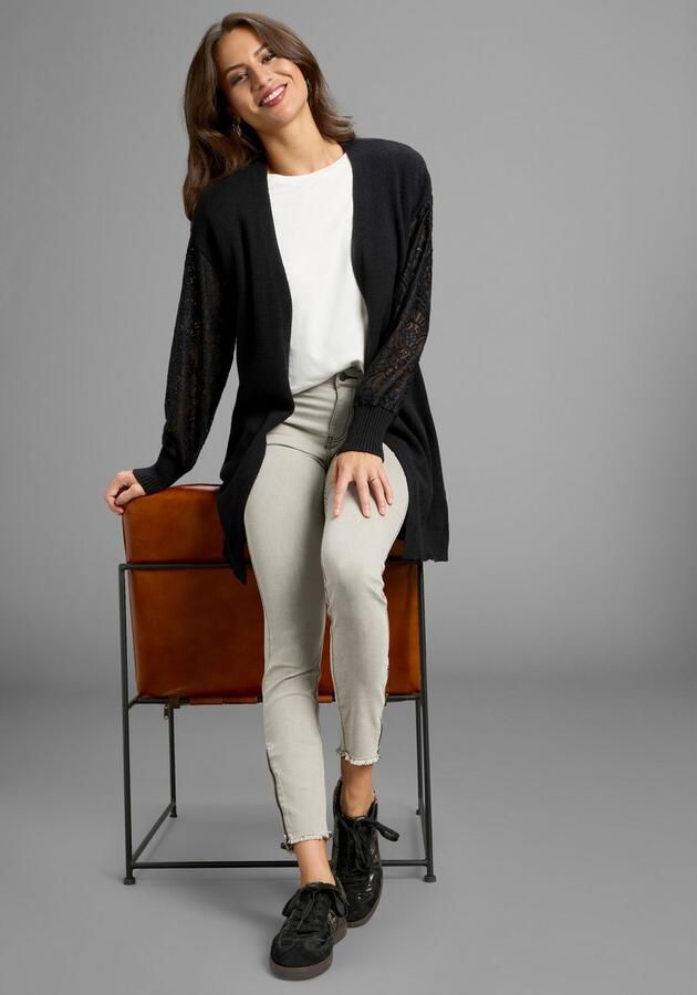 Laura Scott Vest zacht winterbreisel met vrouwelijke kanten mouwen nieuwe collectie - Foto 3