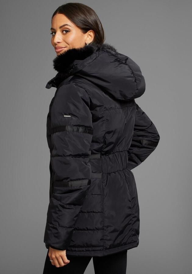 Laura Scott Winterjack met een afneembare capuchon en imitatiebont - Foto 2