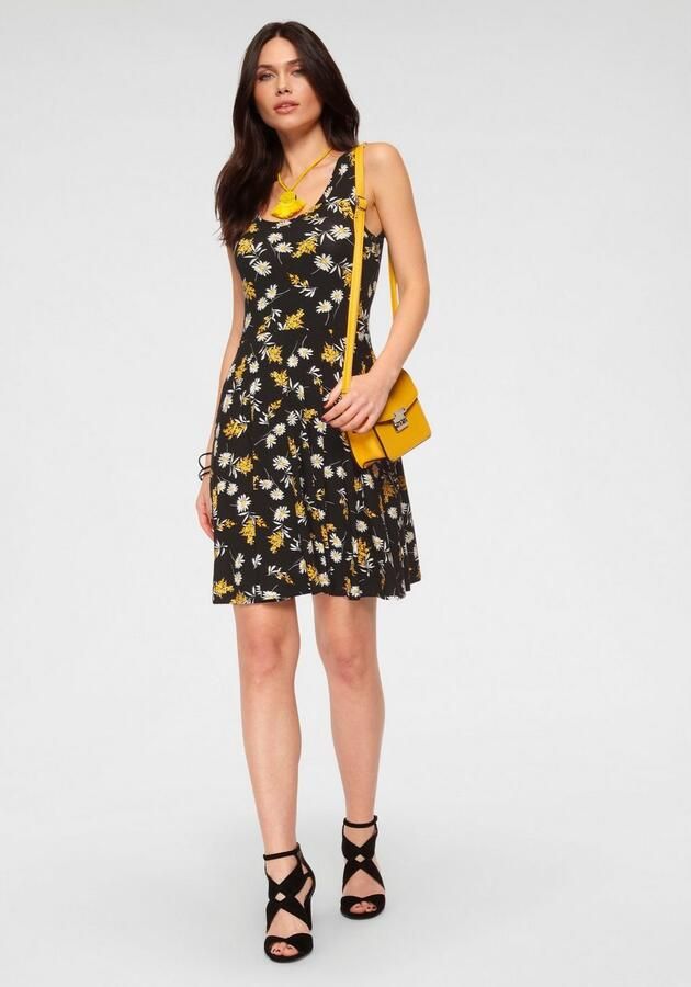 Laura Scott Zomerjurk figuurvolgende pasvorm feminiene stijl van viscosemix - Foto 5