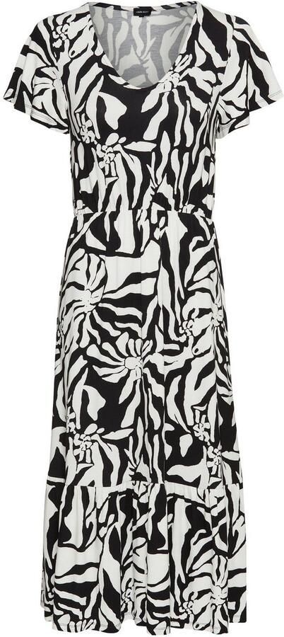 Laura Scott Zomerjurk in opvallende zebra-look met vleugelmouwen - Foto 5