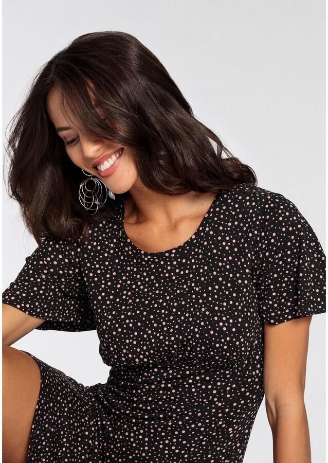 Laura Scott Zomerjurk korte jurk vrouwelijke look van single-jersey halfarm - Foto 2