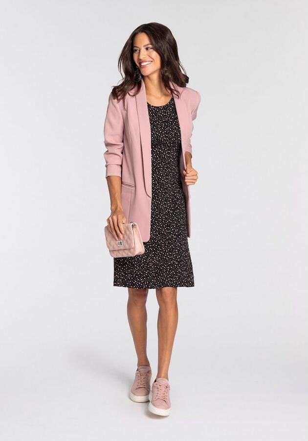 Laura Scott Zomerjurk korte jurk vrouwelijke look van single-jersey halfarm - Foto 4