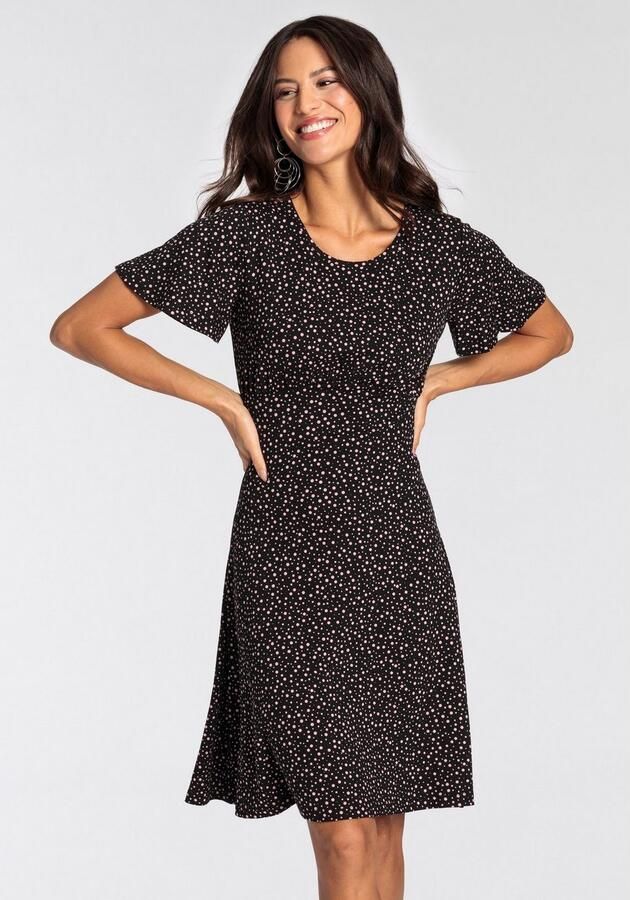 Laura Scott Zomerjurk korte jurk vrouwelijke look van single-jersey halfarm - Foto 7