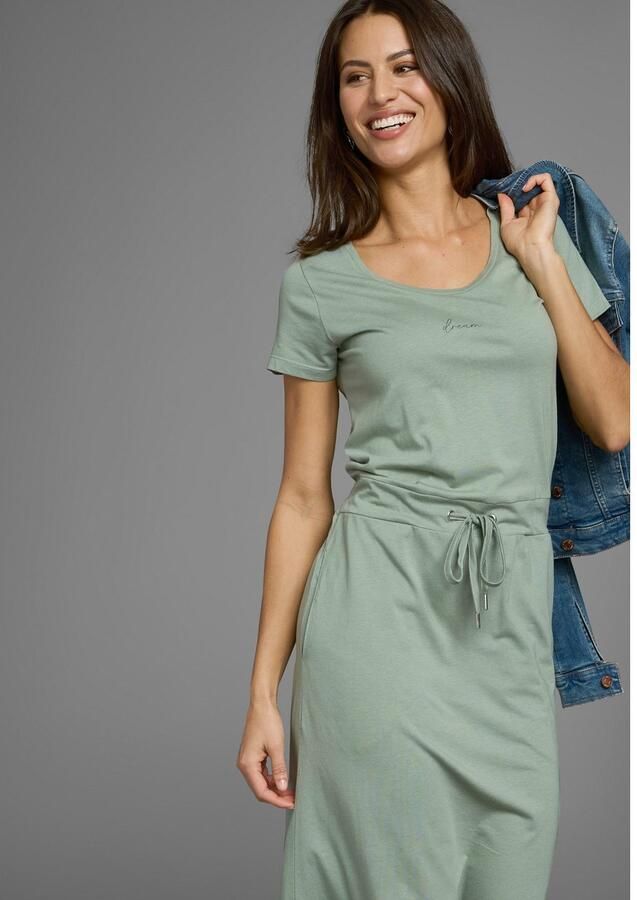 Laura Scott Zomerjurk met strikband in de taille & verborgen steekzakken