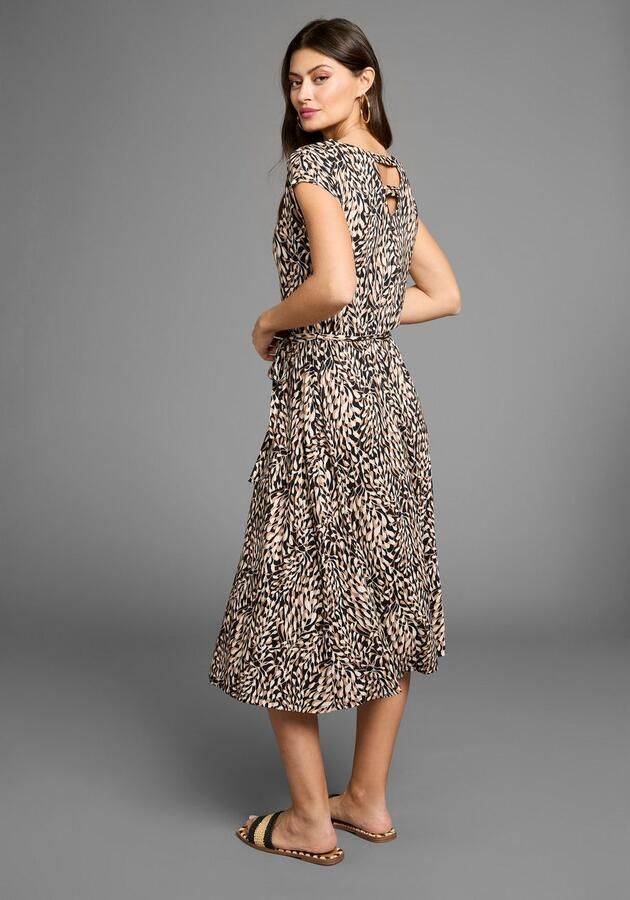 Laura Scott Zomerjurk met vrouwelijke allover-print incl. strikband - Foto 2