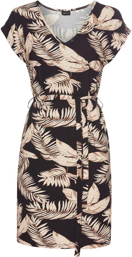 Laura Scott Zomerjurk met zomerse alloverprint incl. strikband - Foto 8