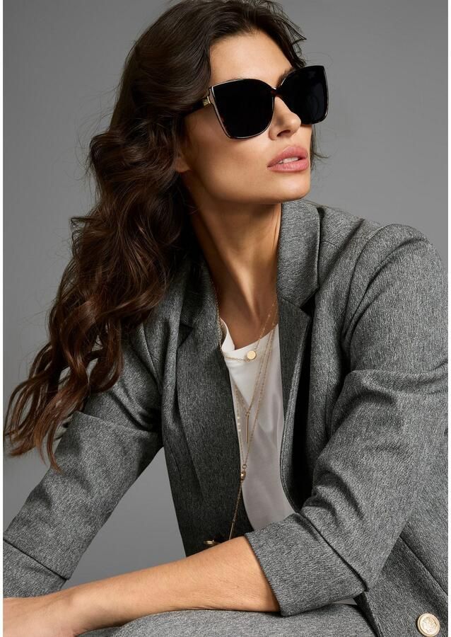 Laura Scott Zonnebril met glinsterende en goudkleurige details nieuw - Foto 2