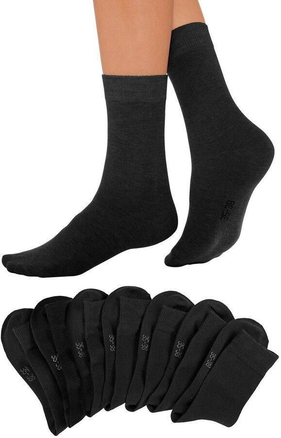 Lavana Basic sokken met knelvrije boord (set 7 paar) - Foto 2