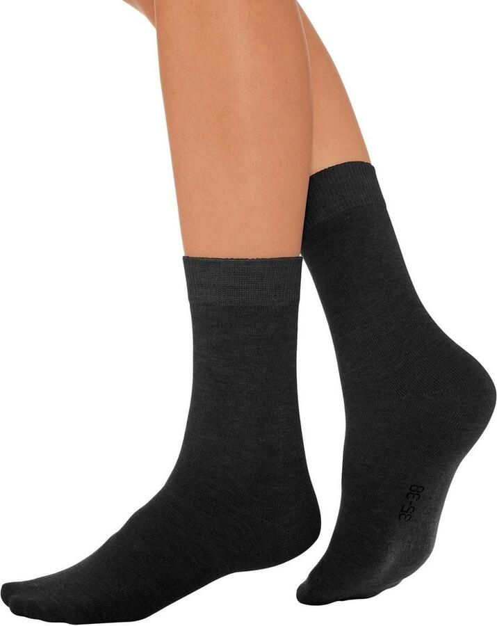 Lavana Basic sokken met knelvrije boord (set 7 paar)