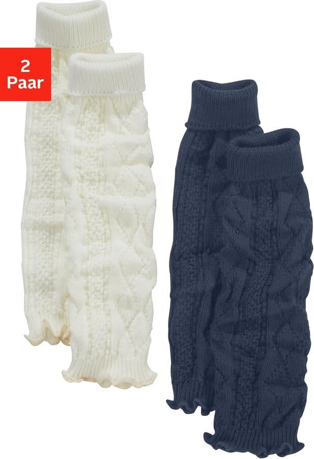 Lavana Slobsokken met kabelmotief (set 2 paar) - Foto 9