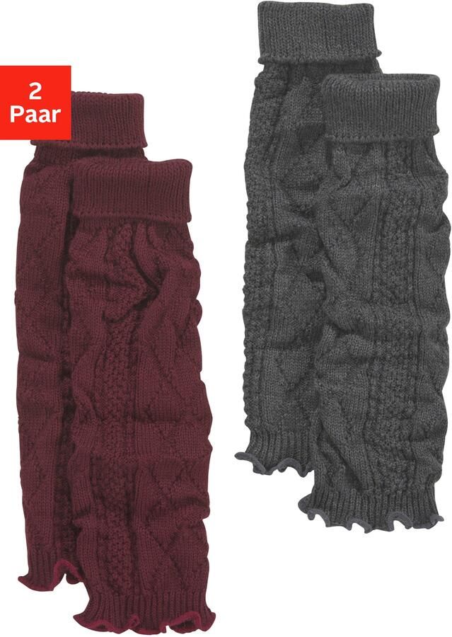 Lavana Slobsokken met kabelmotief (set 2 paar) - Foto 8