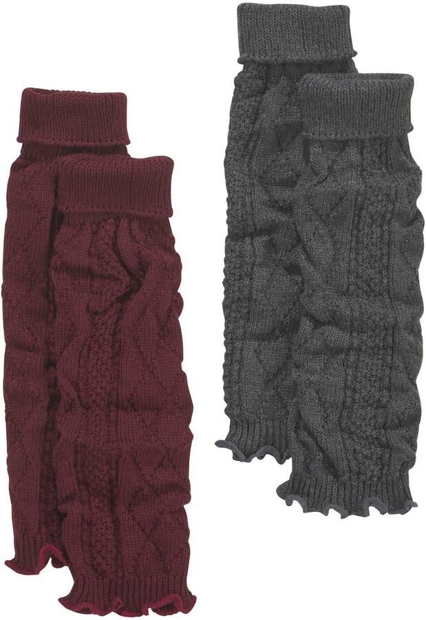 Lavana Slobsokken met kabelmotief (set 2 paar) - Foto 4