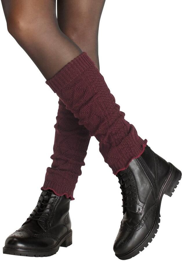 Lavana Slobsokken met kabelmotief (set 2 paar) - Foto 2