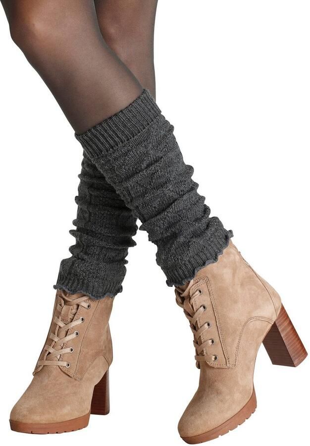 Lavana Slobsokken met kabelmotief (set 2 paar) - Foto 3