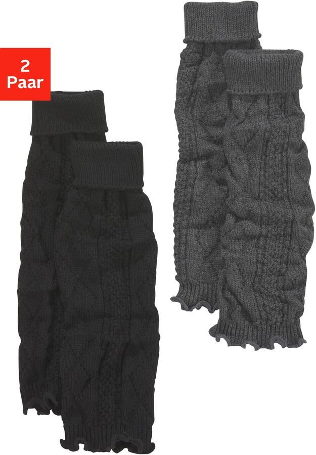 Lavana Slobsokken met kabelmotief (set 2 paar) - Foto 8