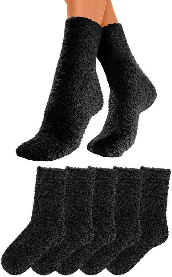 Lavana Wellness-sokken ideaal als alternatief voor pantoffels (set 5 paar) - Foto 3