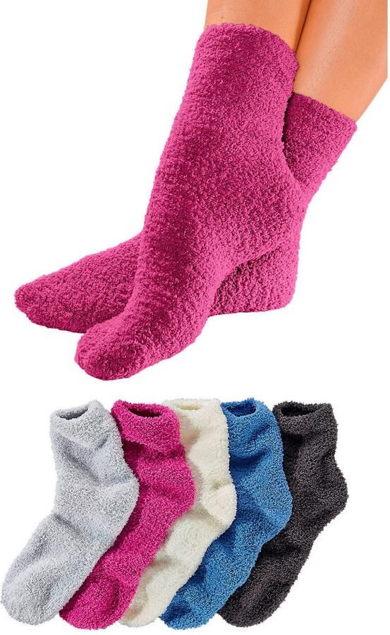 Lavana Wellness-sokken ideaal als bedsokken (set 5 paar) - Foto 2