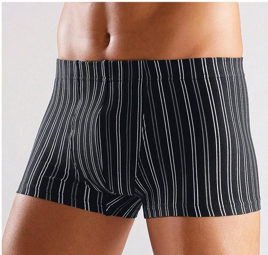 Le jogger Boxershort voor heren met strepen van voorgeverfd garen (set 3 stuks)