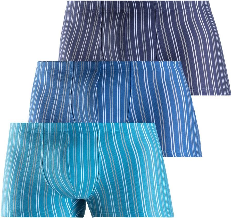 Le jogger Boxershort voor heren met strepen van voorgeverfd garen (set 3 stuks) - Foto 6