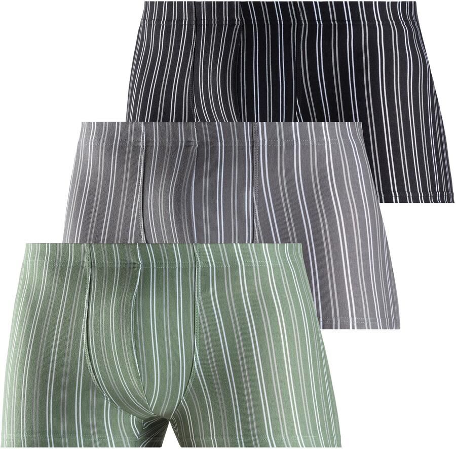 Le jogger Boxershort voor heren met strepen van voorgeverfd garen (set 3 stuks) - Foto 8