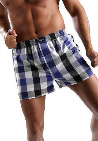 Le jogger Geweven boxershort gekleurd geruit (set 3 stuks) - Foto 3
