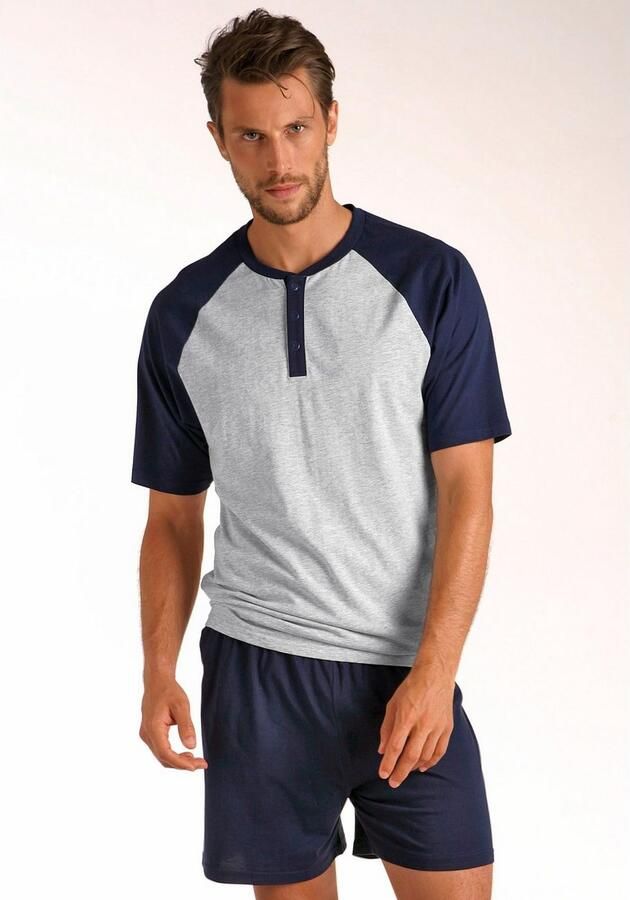 Le jogger Pyjama in een kort model met raglanmouwen (4-delig Set van 2) - Foto 2