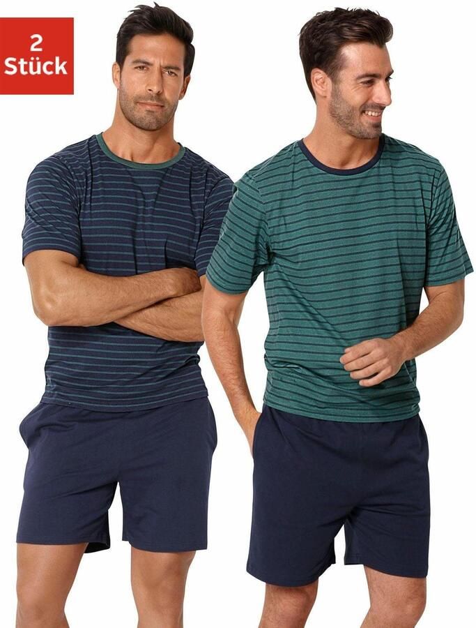 Le jogger Pyjama in streepdesign (4-delig Set van 2) - Foto 3