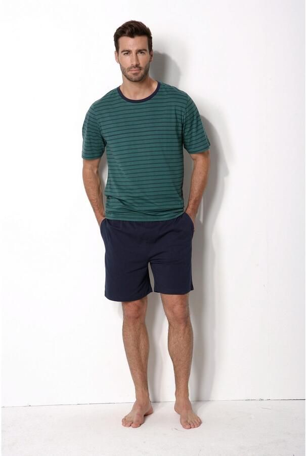 Le jogger Pyjama in streepdesign (4-delig Set van 2) - Foto 2