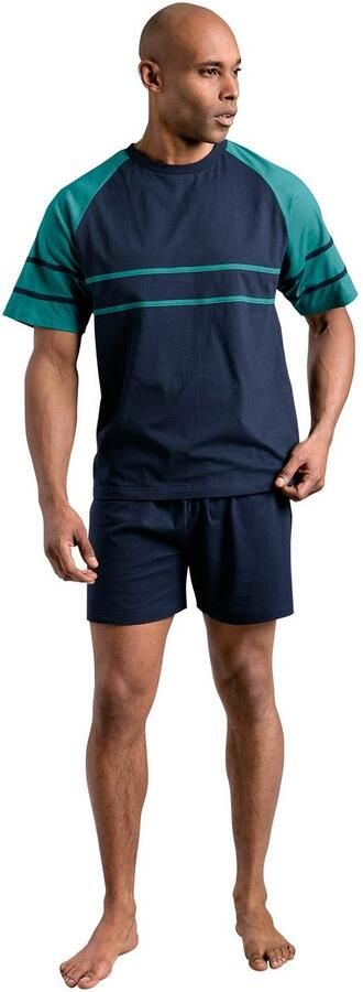 Le jogger Pyjama met opgestikte strepen (4-delig Set van 2)