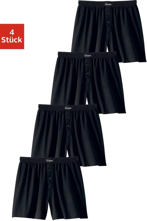 Le jogger Wijde boxershort in prettig zachte katoenkwaliteit (set 4 stuks) - Foto 2