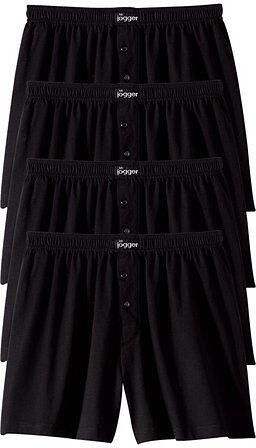 Le jogger Wijde boxershort in prettig zachte katoenkwaliteit (set 4 stuks)