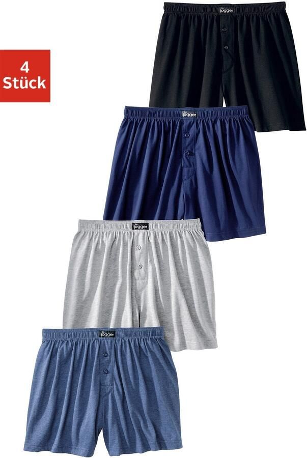 Le jogger Wijde boxershort in prettig zachte katoenkwaliteit (set 4 stuks) - Foto 2